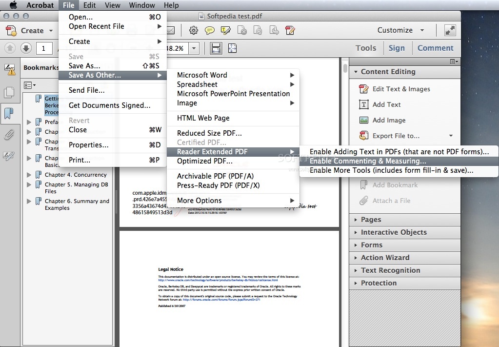Adobe acrobat pdf editor free download for mac